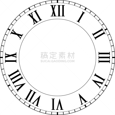 罗马数字,钟面,白色背景,黑色,图像,矢量,分离着色,数字,钟,标志