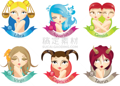 标志,风象星座,天秤座,双子座,水瓶座,车轮,妇女问题,一个人,女人,头发