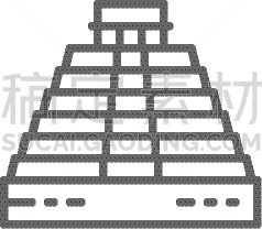 墨西哥,契晨-伊特萨,墨西哥玛雅金字,金字塔形,商务,古董,蜘蛛网,石头,建筑