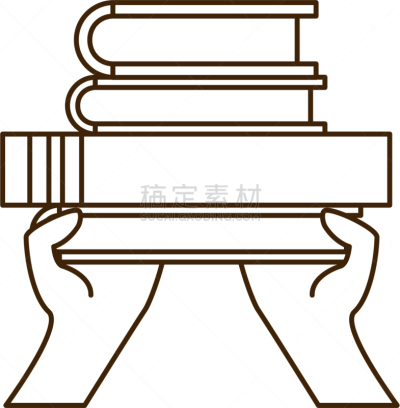图书馆,书,白色背景,计算机图标,传媒,女人,纸,分离着色,教科书,叉腰