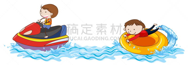 儿童,海洋,喷水推进艇,乱画,运动,家庭,迅速,波浪,休闲活动,澳大利亚