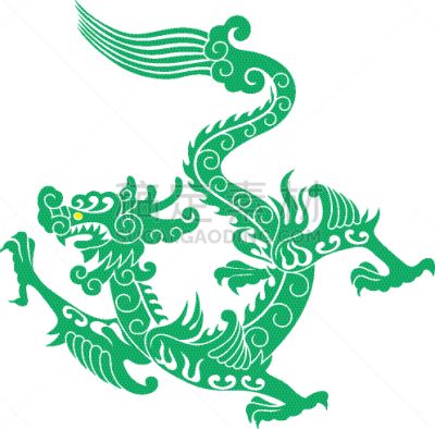 龙,式样,传统,华丽的,动物主题,新年前夕,十二生肖,复古风格,动物,装饰物