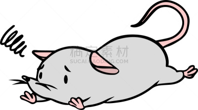 矢量,鼠,绘画插图,动物研究,科学实验,十二生肖,哺乳纲,动物,实验大白鼠,问号