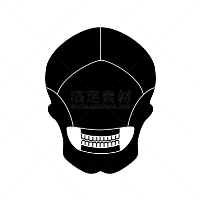 人头骨,线条,怪异,背景分离,骷髅图,惊骇,简单,神经外科,白色,头骨
