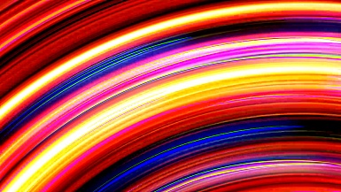抽象彩虹光条纹循环