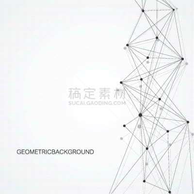 几何形状,分子,插画,背景,深的,健康保健,数据,主机,复杂,生物科技