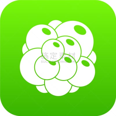 卵巢,绿色,计算机图标,数字化显示,生物学,分离着色,健康保健