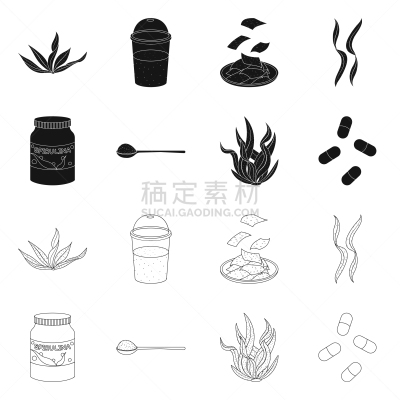 海洋,符号,蛋白质,蔬菜,素食,健康保健,营养品,食品,维生素,成分