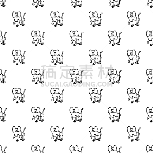 狒狒,式样,猴子,可爱的,几何形状,野生动物,肖像,灵长目,猿,壁纸