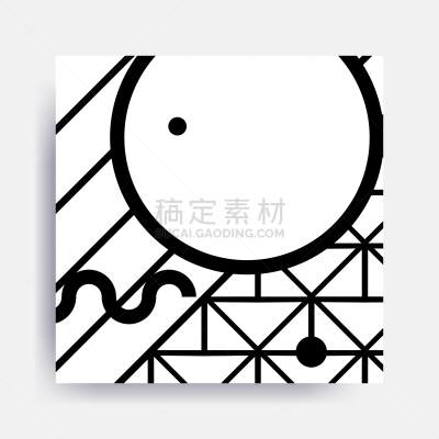 几何形状,黑白图片,Neopolitan獒,式样,白色,图像,矢量,蜘蛛网,混沌,黑色