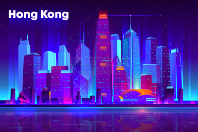 卡通,亚洲,夜生活,矢量,商务,照明设备,橙色,豪宅,背景