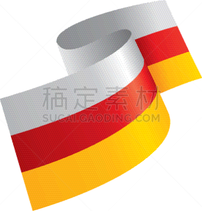 南奥塞梯,白色,欧洲,黄色,职权,国内著名景点,红色,矢量,高加索山脉