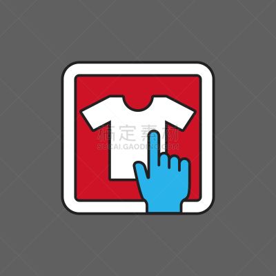 tshirt tee fashion store touch shopping icon for