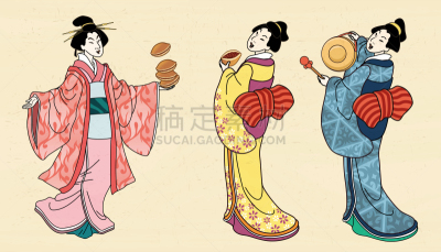 铜锣,铜锣烧,女孩,拿着,人,和服,食品,图像,薄烤饼,小吃