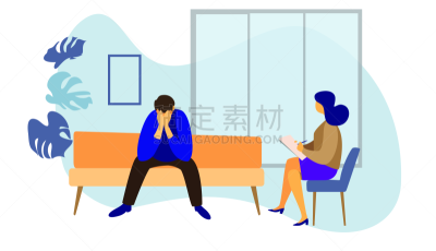 病人,心理治疗,商务,健康保健,事件,专业人员,药,沙发,女人