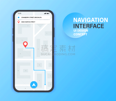方向,移动应用程序,街道图,全球定位系统,手机,格子烤肉,商务,电子邮件,模板,联系