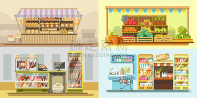 超级市场,商店,商品,灶台,蔬菜,食品,食品杂货,书桌,面包店,收集