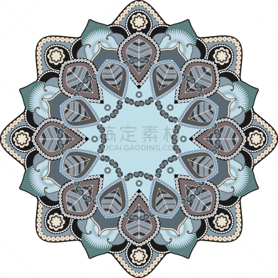 式样,曼荼罗,图像处理,灰色,图像,艺术,叶子,无人,计算机制图,几何学