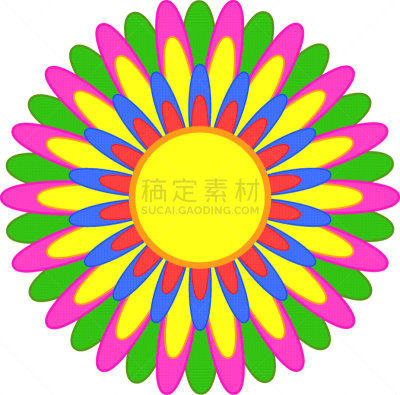 抽象,简单,白色,黄色,白昼,自然,红色,粉色,图像,花