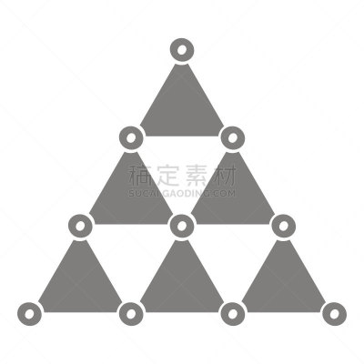 矢量,图标,毕达哥拉斯,哲学家,数学家,形状,几何形状,三角形,角度,知识