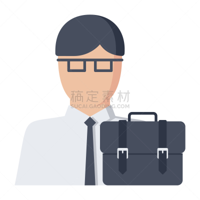 计算机图标,理论设计标签,商务,商务人士,人,男商人,男人,概念,手提箱