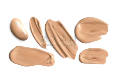 肮脏的,粉底,米色,化妆用品,褐色,时尚,图像,矢量,彩色图片,爱抚