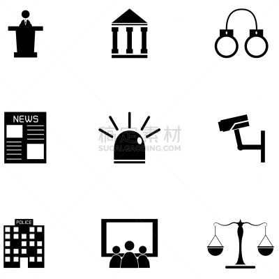 图标集,白色,书,陪审员,法官,文档