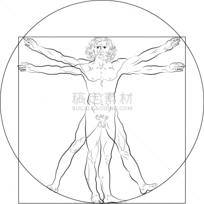 人属,维特鲁威人,达芬奇,生物学,名声,比例,技术,自然美,几何学