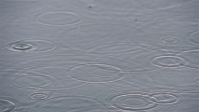 慢动作 雨入海