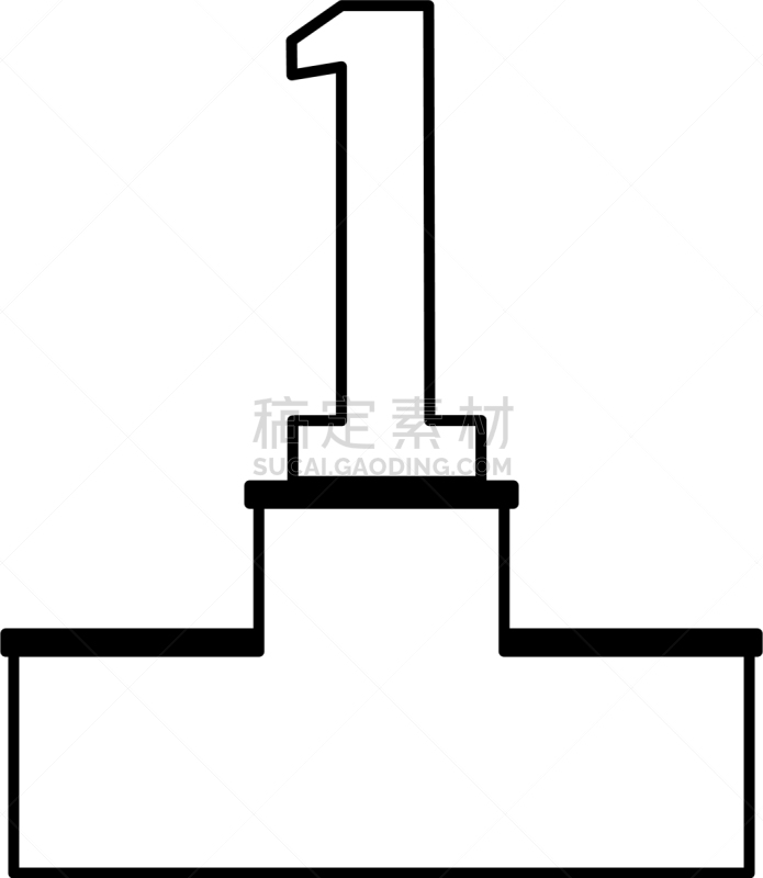 指挥台,数字1,奥运会,运动,概念,典礼,设计