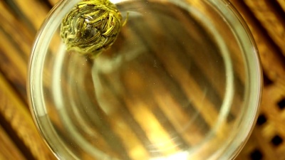 花茶。拼贴。