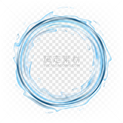 绘画插图,圆形,透明,矢量,水,背景聚焦,分离着色,湿,螺线,纯净