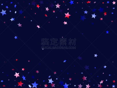 红色,美国,矢量,蓝色,白色,星形,背景,五彩纸屑,七月