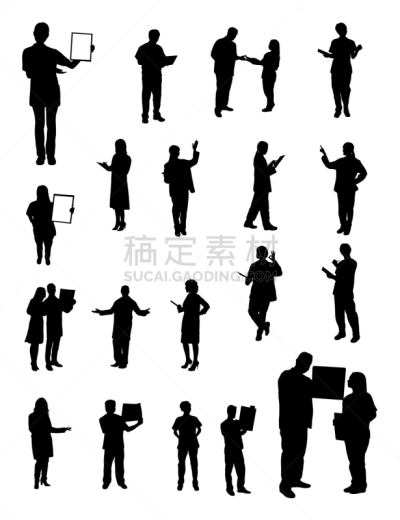 专门技术,健康保健,护士,专业人员,听诊器,门诊部,女人,剪影,站