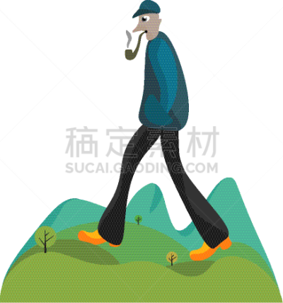 男人,分离着色,白色背景,动机,夏天,白色,褐色,图像,塞进去,矢量