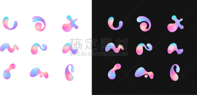未来,形状,变色龙,创造力,荧光色,图标集,图像,液体,色彩鲜艳,涂料