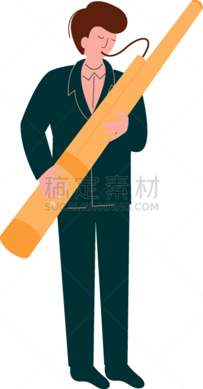 音乐人,男人,传统,进行中,巴松管,表演者,人,木制,黄铜,可爱的