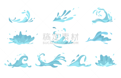 符号,水,青绿色,波形,海洋,活力,精力,弯曲,收集,溅