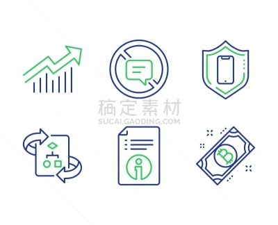 计算机图标,矢量,轮廓,智能手机,商务,数据,拉脱维亚,平坦的,图标集,技术
