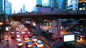 城市中的交通堵塞
