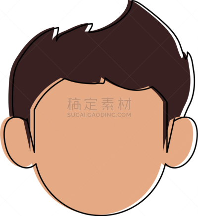 男人,头像,空白的,人,男孩,概念,性格,幽默,商务,图像