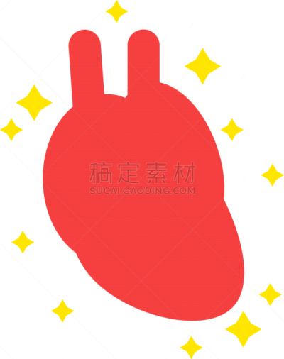 简单,人类心脏,绘画插图,血流动,健康保健,部分,医疗图