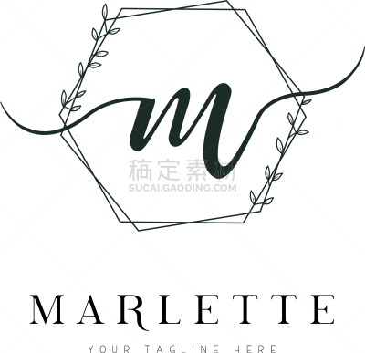 六边形,英文字母M,动物手,形状,花纹,边框,商务,字母表次序,绘制,爱