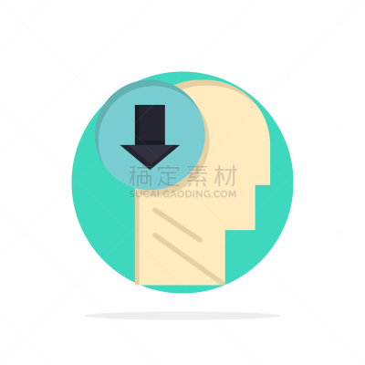 人,知识,悲哀,圆形,箭头,抽象,白色人种,坐,相伴