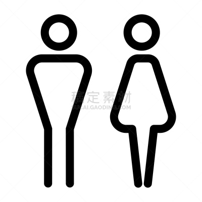 女人,绘画插图,人,男人,平坦的,计算机图标,矢量,抽象,黑色,线图标