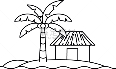 房屋,海滩,白色,小屋,公共浴室,海岸线,车站,夏天,户外,剪影