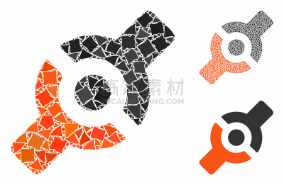 人工关节,计算机图标,一个物体,建筑业,复杂性,粗糙的,崎岖不平,人造的,构图