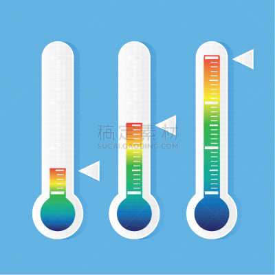 温度计,蓝色背景,分离着色,生物学,热,图表,准确,华氏温标,地质学