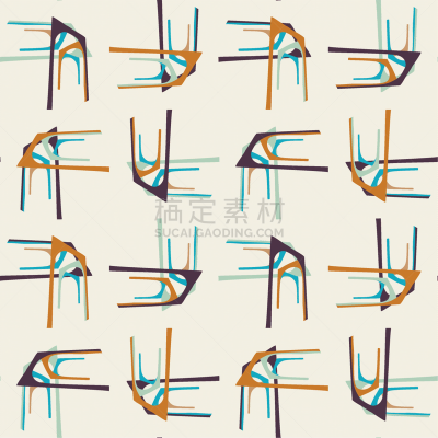 mid century modern vintage pattern background