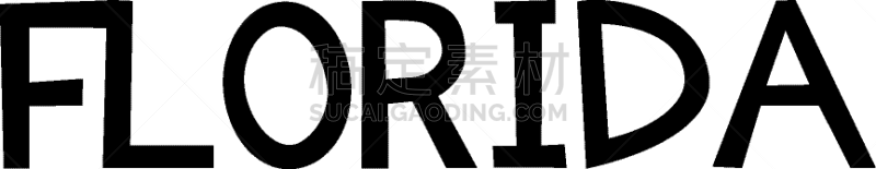 佛罗里达,橡皮章,分离着色,白色,杰克逊维尔,美国,北美,矢量,塔拉哈西